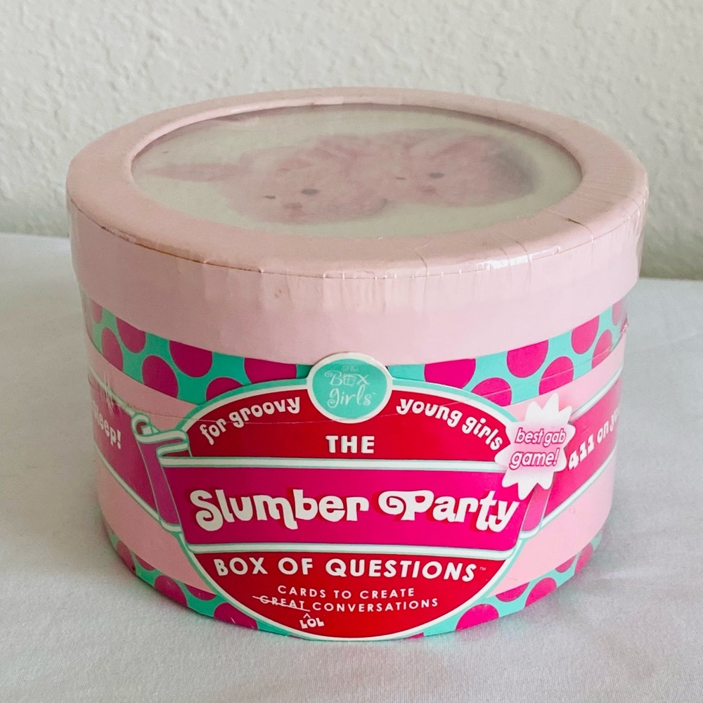 Slumber Party Box of Questions - card Game.